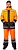 Костюм зимний Дорожник (тк.Оксфорд) брюки, оранжевый/черный