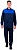 Костюм Труженик (тк.Смесовая,210) брюки, т.синий/васильковый