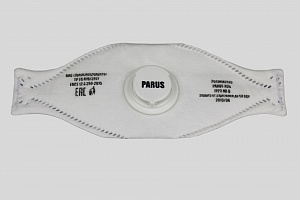 Респиратор PARUS 3CK (FFP3) с клапаном (250 шт)