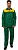 Костюм Труженик (тк.Смесовая,210) брюки, зеленый/желтый